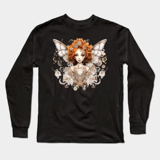 Red Haired Beauty Long Sleeve T-Shirt